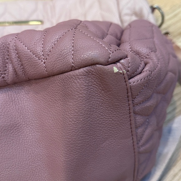 Steve Madden Diaper Bag Quilted Blush Pink - Picture 11 of 15